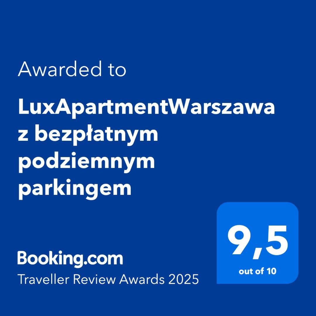 Leilighet Luxapartmentwarszawa Z Bezplatnym Podziemnym Parkingem *